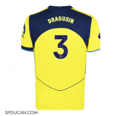 Muški Nogometni Dres Tottenham Hotspur Radu Dragusin #3 Rezervni 2025-26 Kratak Rukav Muški Nogometni Dres Tottenham Hotspur Radu Dragusin #3 Rezervni 2025-26 Kratak Rukav